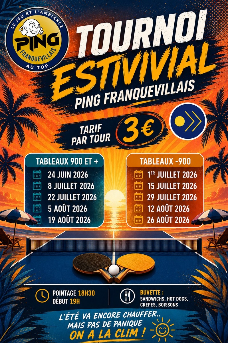 Tournois d'été Ping Franquevillais