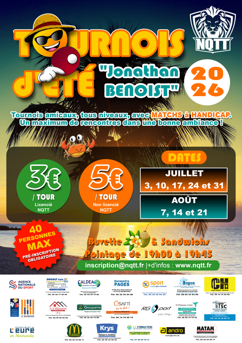 Tournoi d'été LE NEUBOURG Tour 2